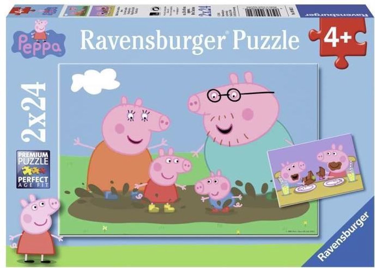 Peppa Pig Puzzle Family Life 2x24 Stks