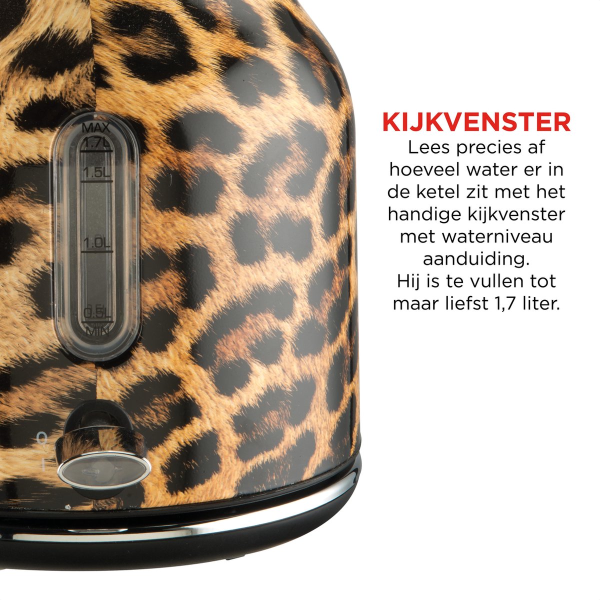 Bourgini Panther Water Kettle 1.7L