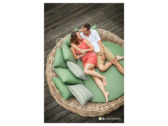 Applebee Apple Bee Loungebed Cocoon - Groen