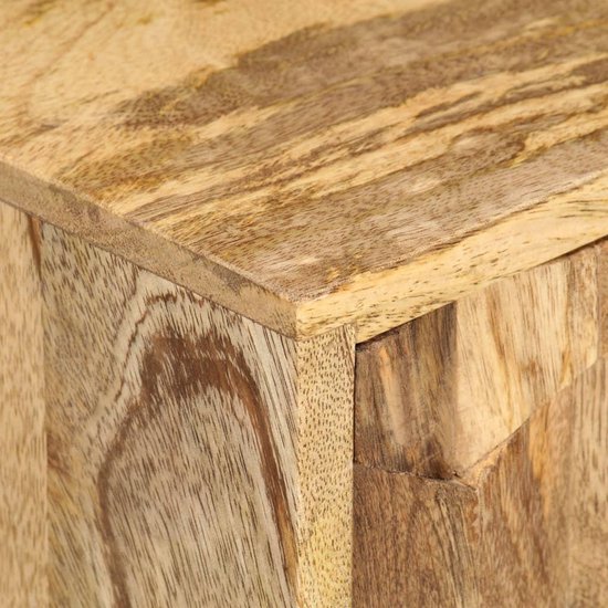 Vidaxl Nachtkastje 40x30x50 Cm Massief Mangohout - Bruin