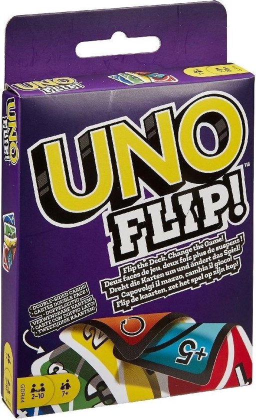 Mattel Kaartspel Uno Flip - Paars