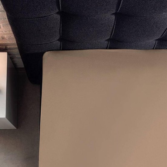 Sleeptime Hsl Hc Splittopper Katoen Taupe 200x220