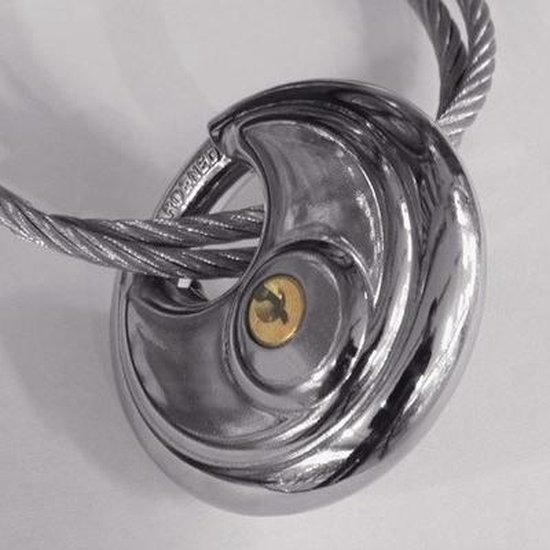 CarPoint Hangslot Discus 70 X 9 Mm Zilver - Silver