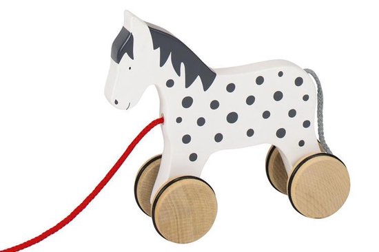 Goki Trekdier Paard Alvah - Wit