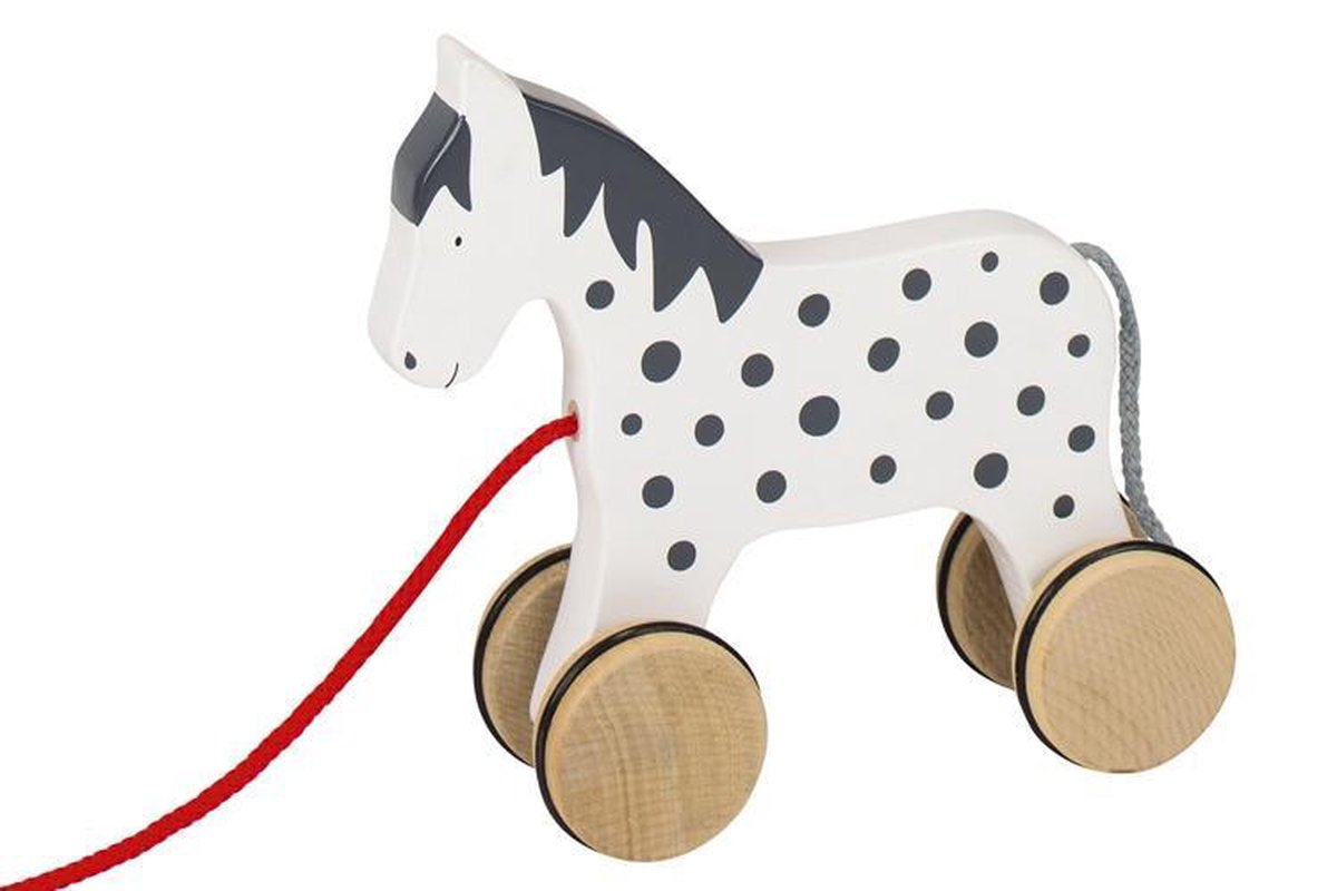 Goki Trekdier Paard Alvah - Wit