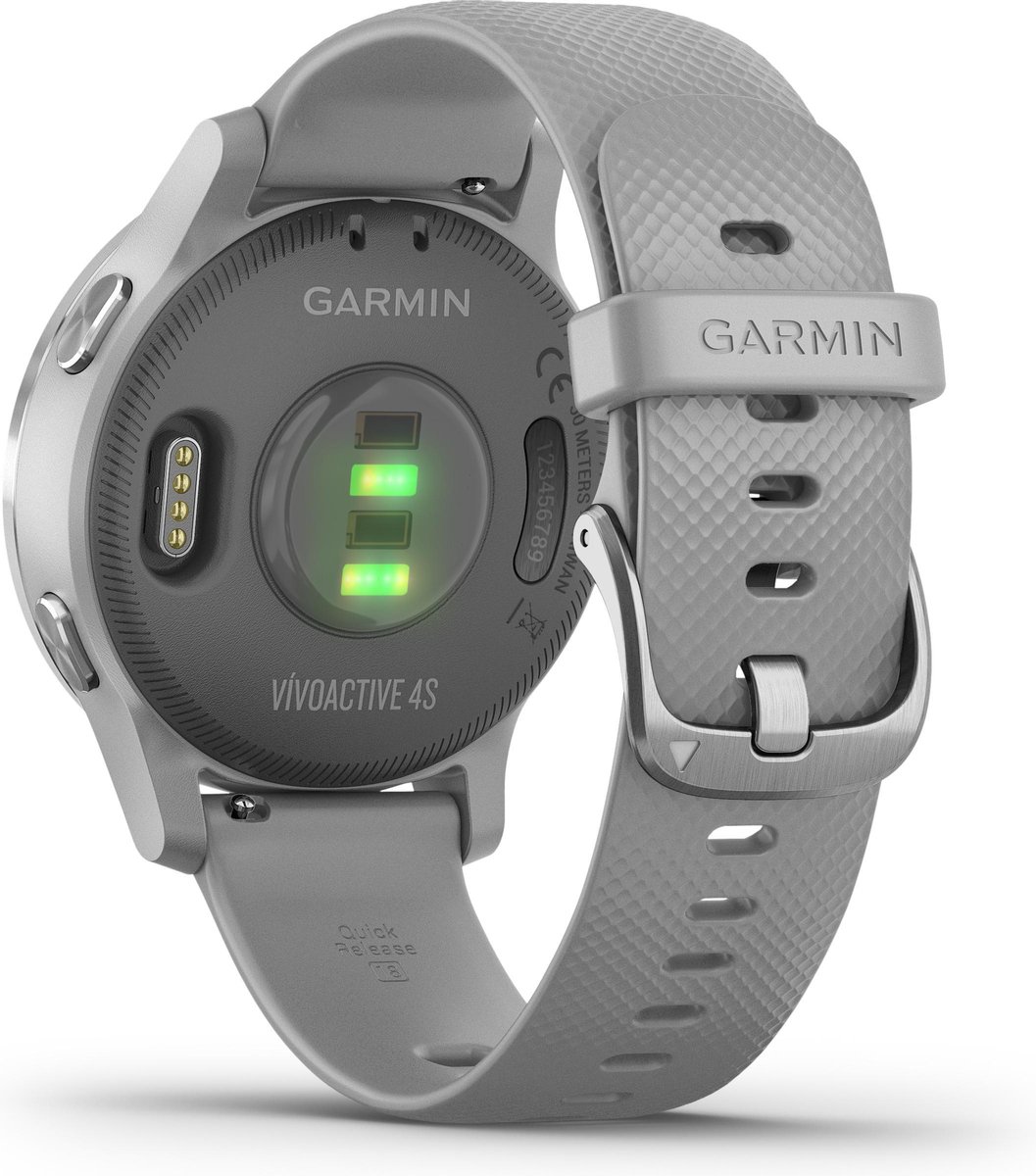 Garmin Vivoactive 4S Zilver/ 40 mm - Grijs