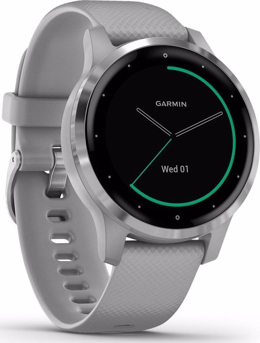 Garmin Vivoactive 4S Zilver/ 40 mm - Grijs