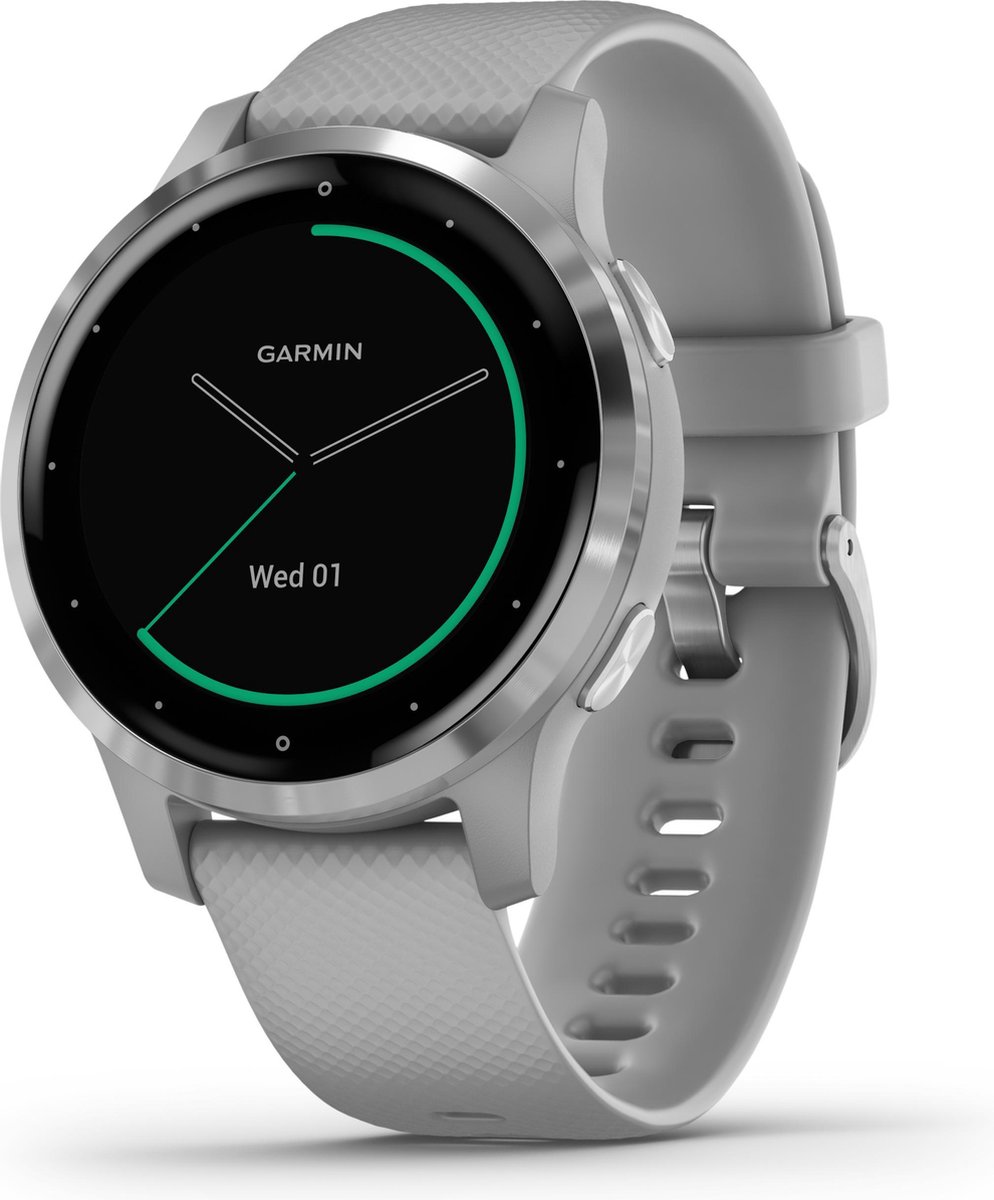 Garmin Vivoactive 4S Zilver/ 40 mm - Grijs