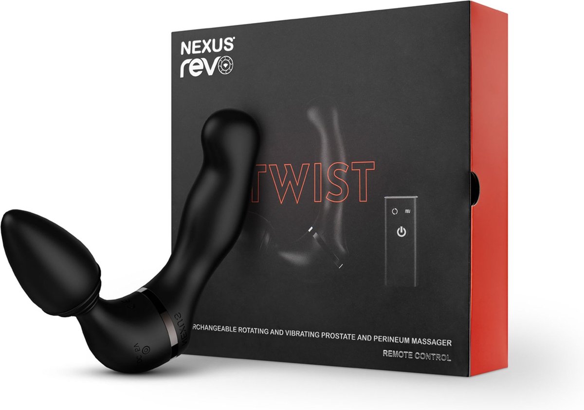Nexus - Revo Twist Dubbele Anaal & Prostaat Stimulator - Zwart