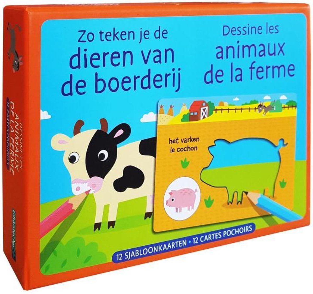 Zo teken je de dieren van de boerderij / Dessine les animaux de la ferme