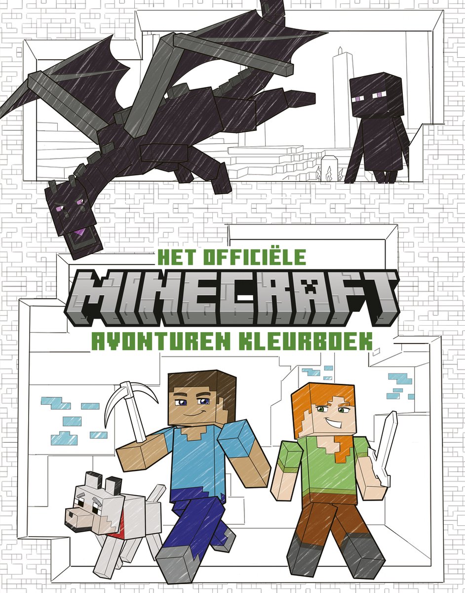 Zwijsen Het officiële Minecraft avonturen kleurboek