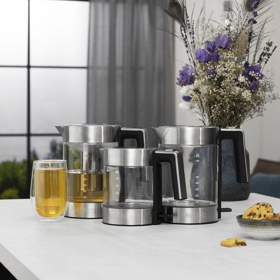 Princess 236042 Glass Kettle London Deluxe