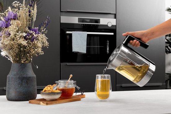 Princess 236042 Glass Kettle London Deluxe