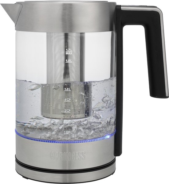 Princess 236042 Glass Kettle London Deluxe