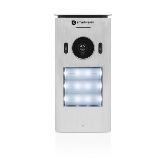 Smartwares Dic-22132 Video Intercom Systeem Voor 3 Appartementen - Wit