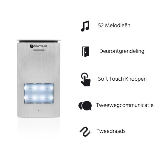 Smartwares Dic-21132 Audio Intercom Systeem - Wit