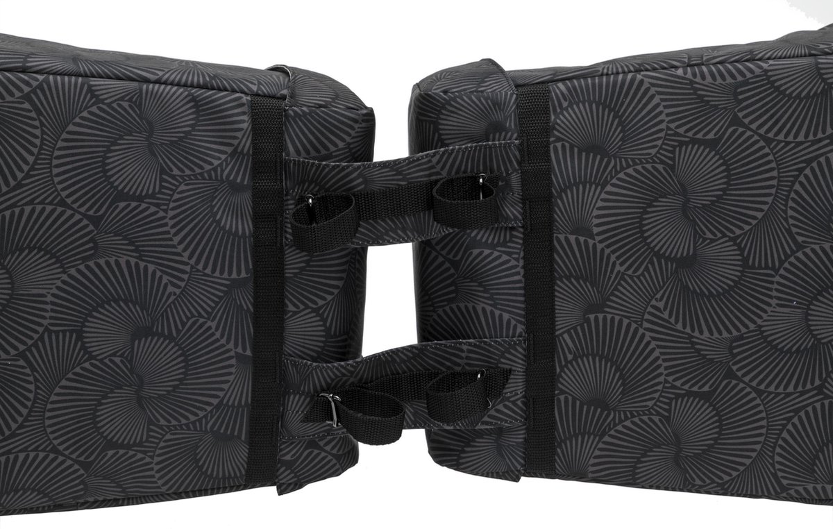 New Looxs Fietstas Dubbel Alba 34 Liter Polyester/ - Zwart