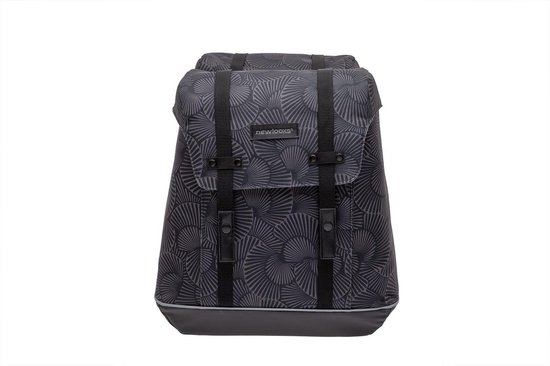 New Looxs Fietstas Dubbel Alba 34 Liter Polyester/ - Zwart