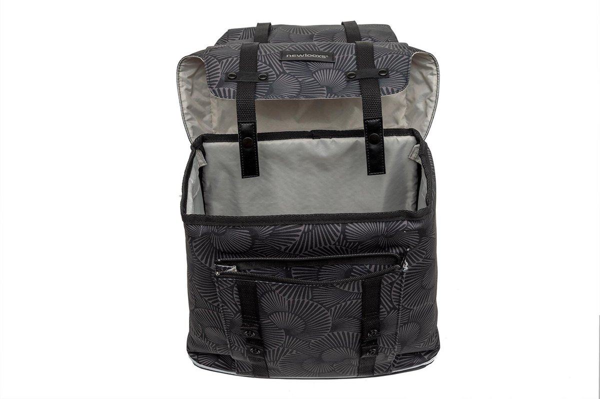 New Looxs Fietstas Dubbel Alba 34 Liter Polyester/ - Zwart