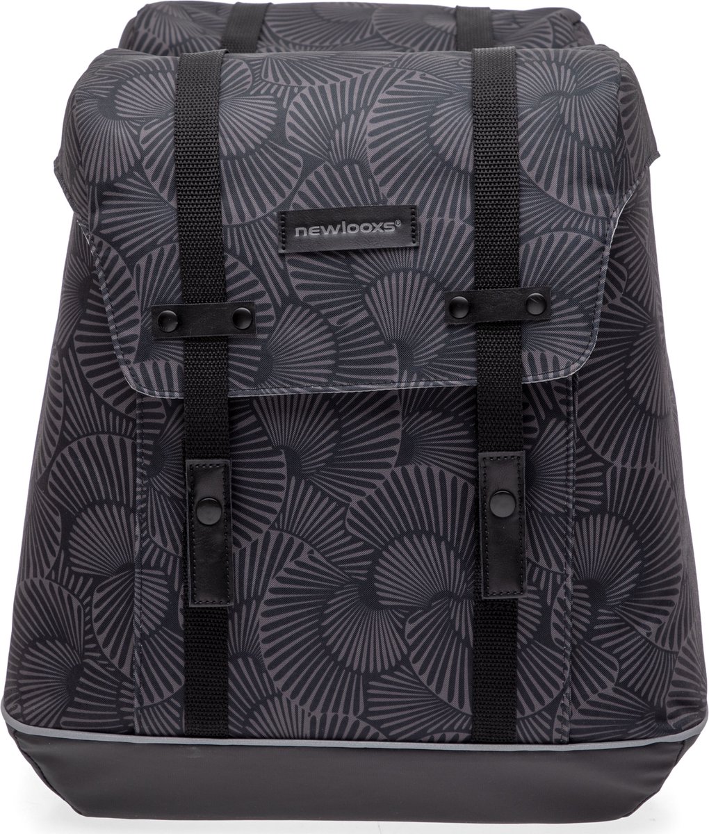 New Looxs Fietstas Dubbel Alba 34 Liter Polyester/ - Zwart
