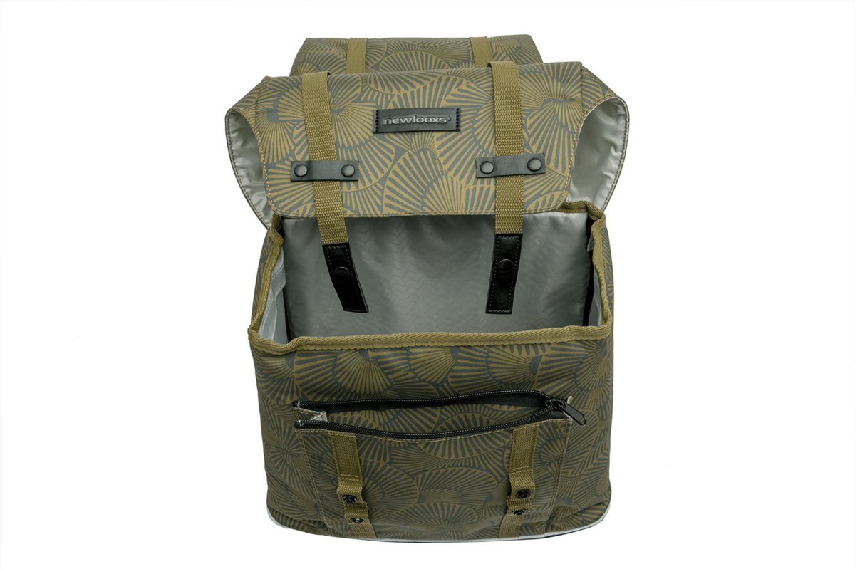 New Looxs Fietstas Dubbel Alba 34 Liter Polyester/zwart - Bruin