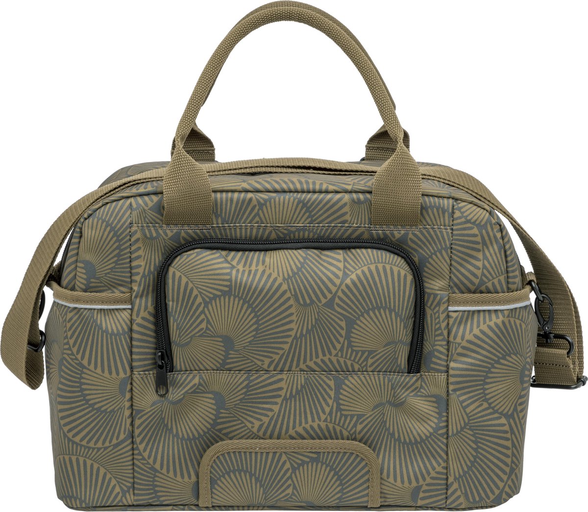 New Looxs Bagagedragertas Bari 13 Liter Polyester/zwart - Bruin