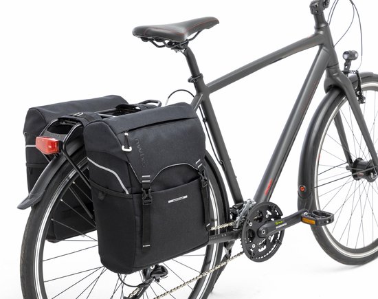 New Looxs Fietstas Dubbel Sports 32 Liter Polyester - Zwart
