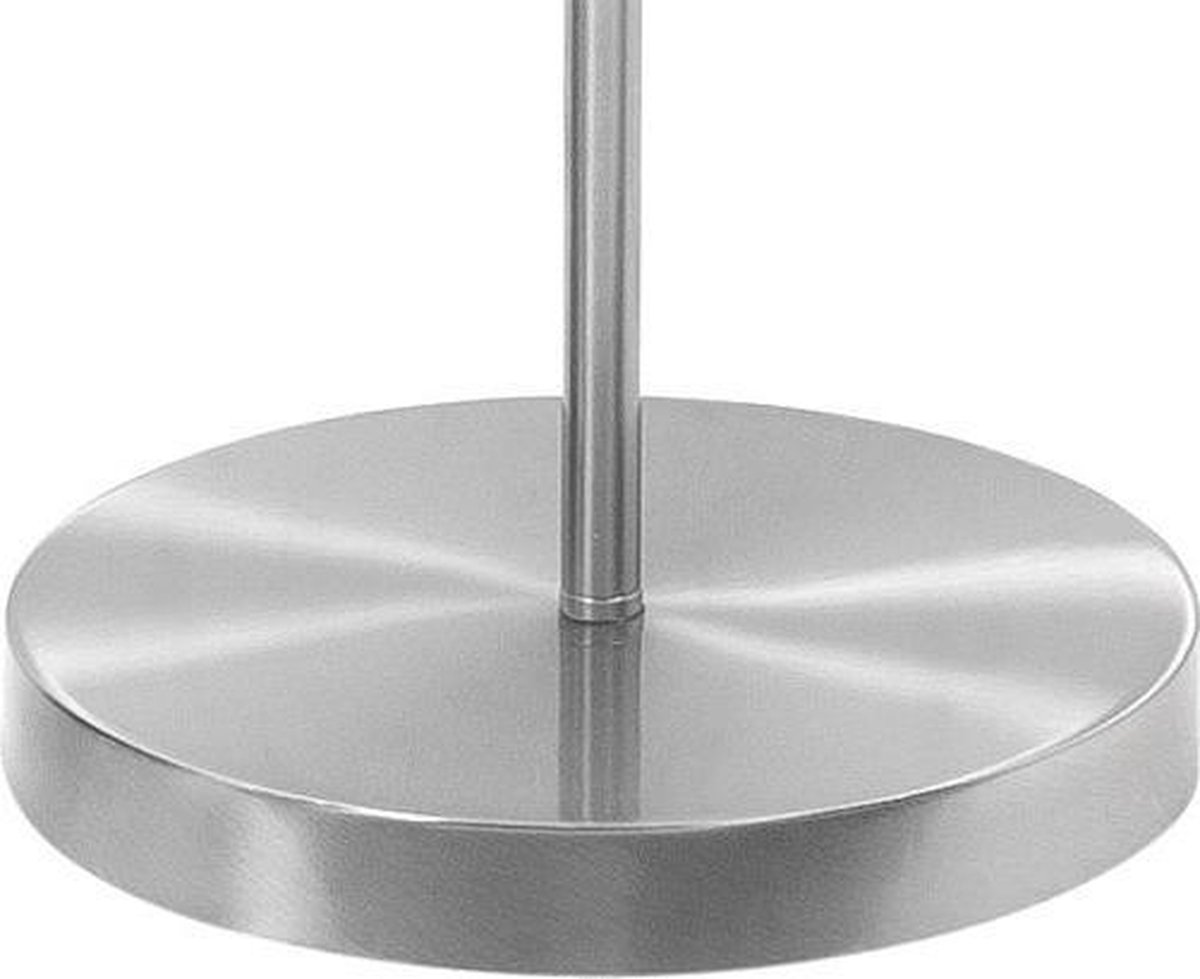 Highlight Vloerlamp Burgos 2 Lichts H 142 Cm Mat Chroom - Silver