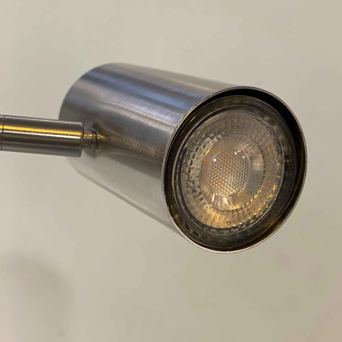 Highlight Vloerlamp Burgos 2 Lichts H 142 Cm Mat Chroom - Silver