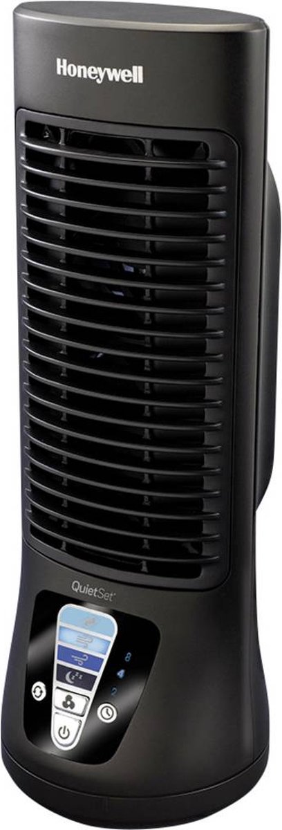 Honeywell - Ventilador QuietSet HTF210BE Oscilante, Ventilador Minitorre, Silencioso Negro - Negro