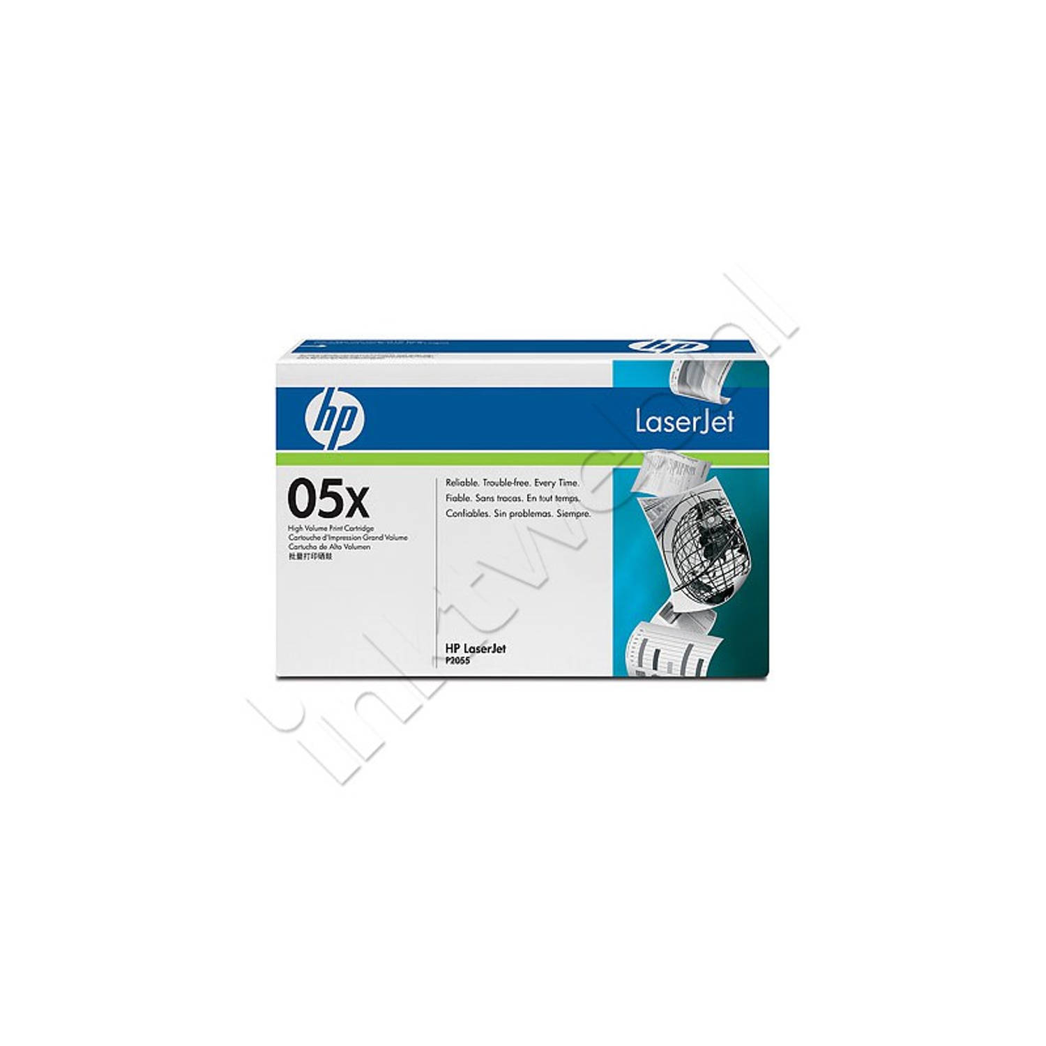 HP Ce505x Hc Toner - Zwart