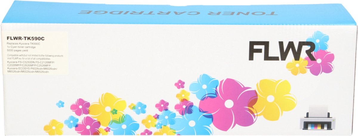 Flwr Kyocera Mita Tk-590c Cyaan Toner