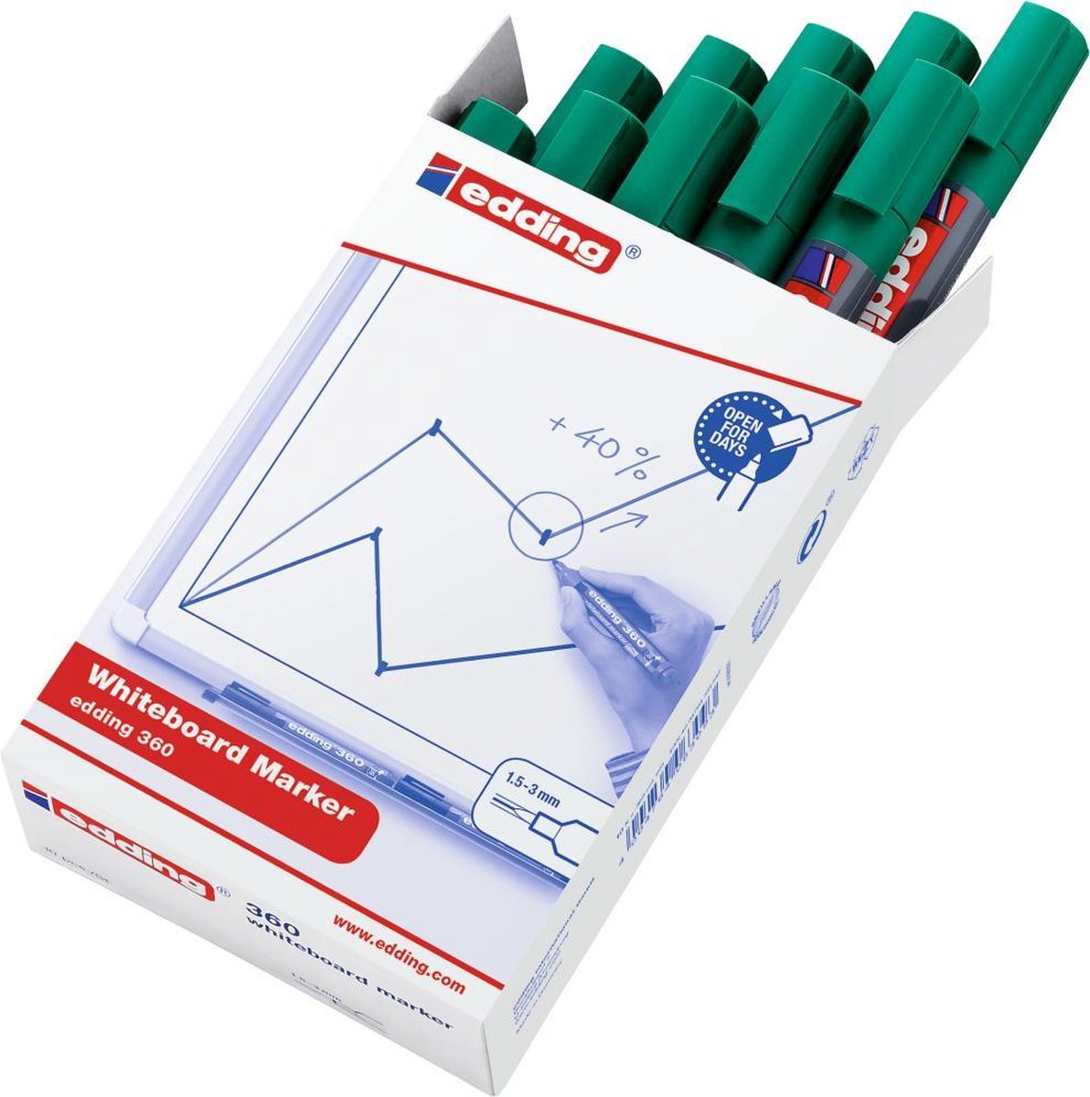 Edding Whiteboardmarker 360 - Groen