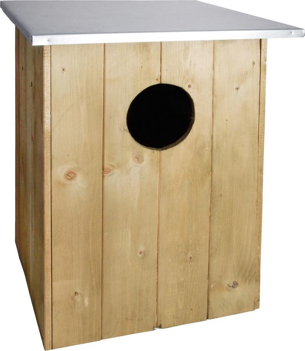 Esschert Design Bosuilenkast 47,5x47,5x59,7 Cm Nk42 - Bruin