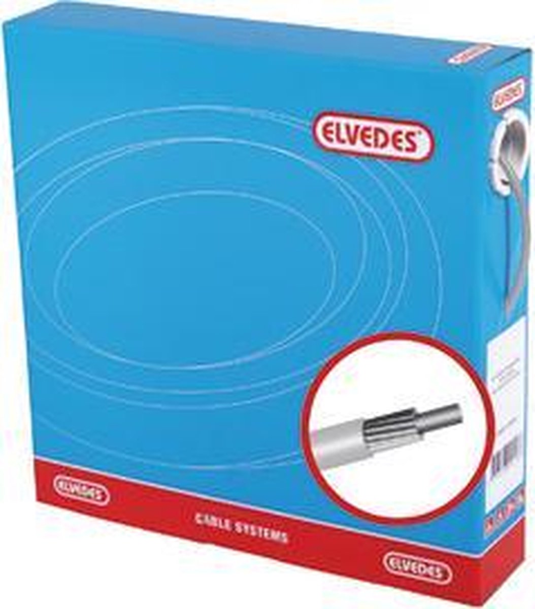 Elvedes Versnellingskabel Buiten 30 Meter Rvs - Silver