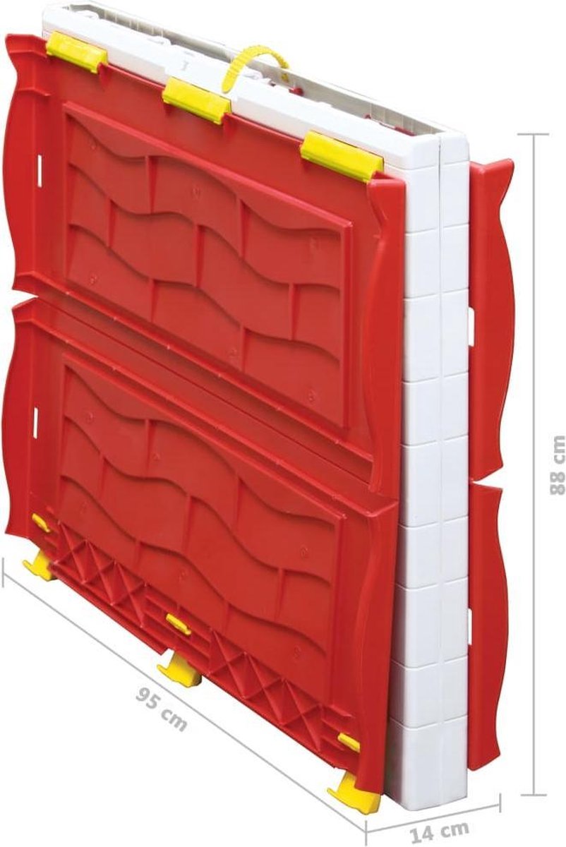 Vidaxl Speelhuis Inklapbaar Met Deuren En Ramen