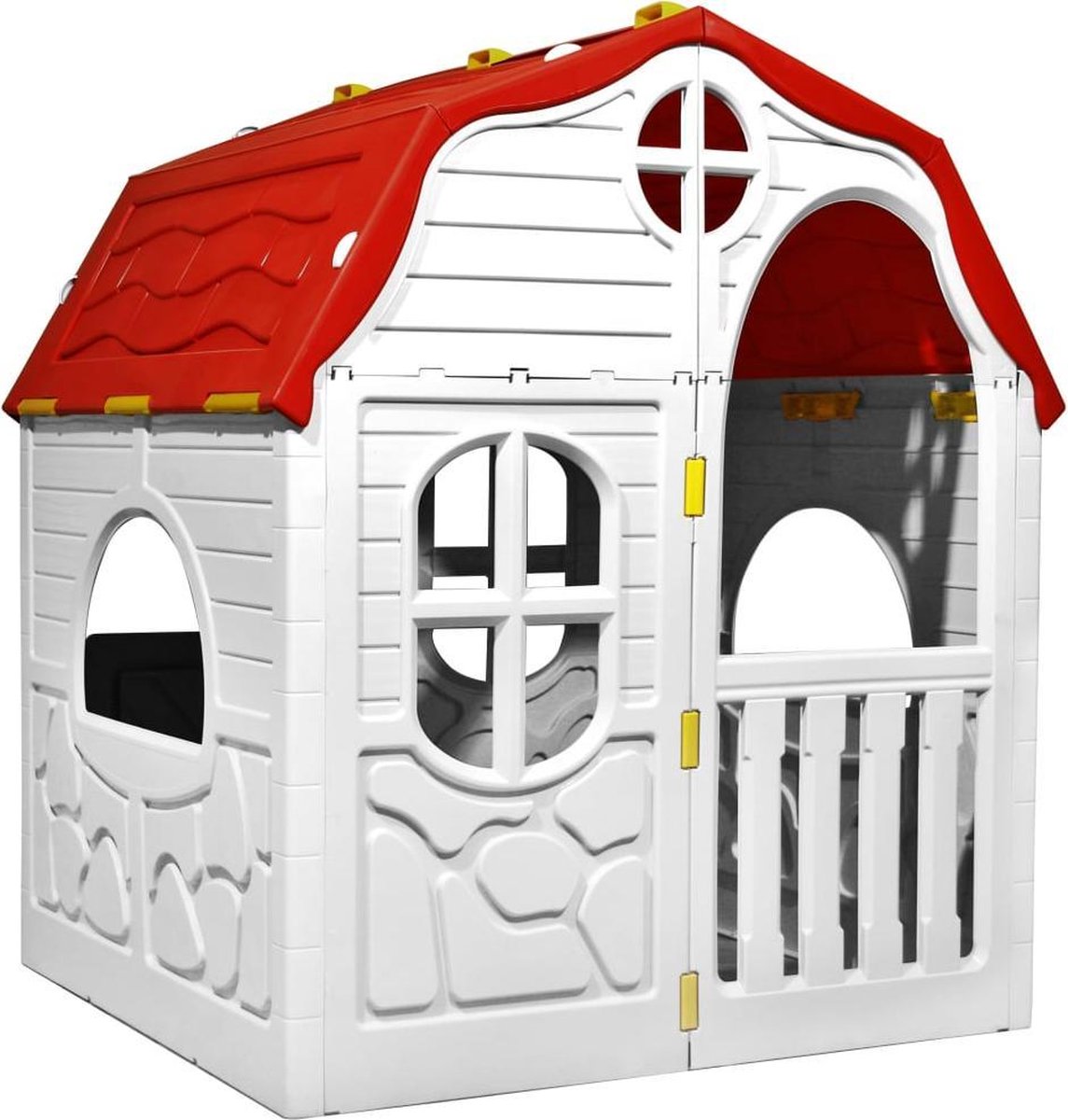 Vidaxl Speelhuis Inklapbaar Met Deuren En Ramen