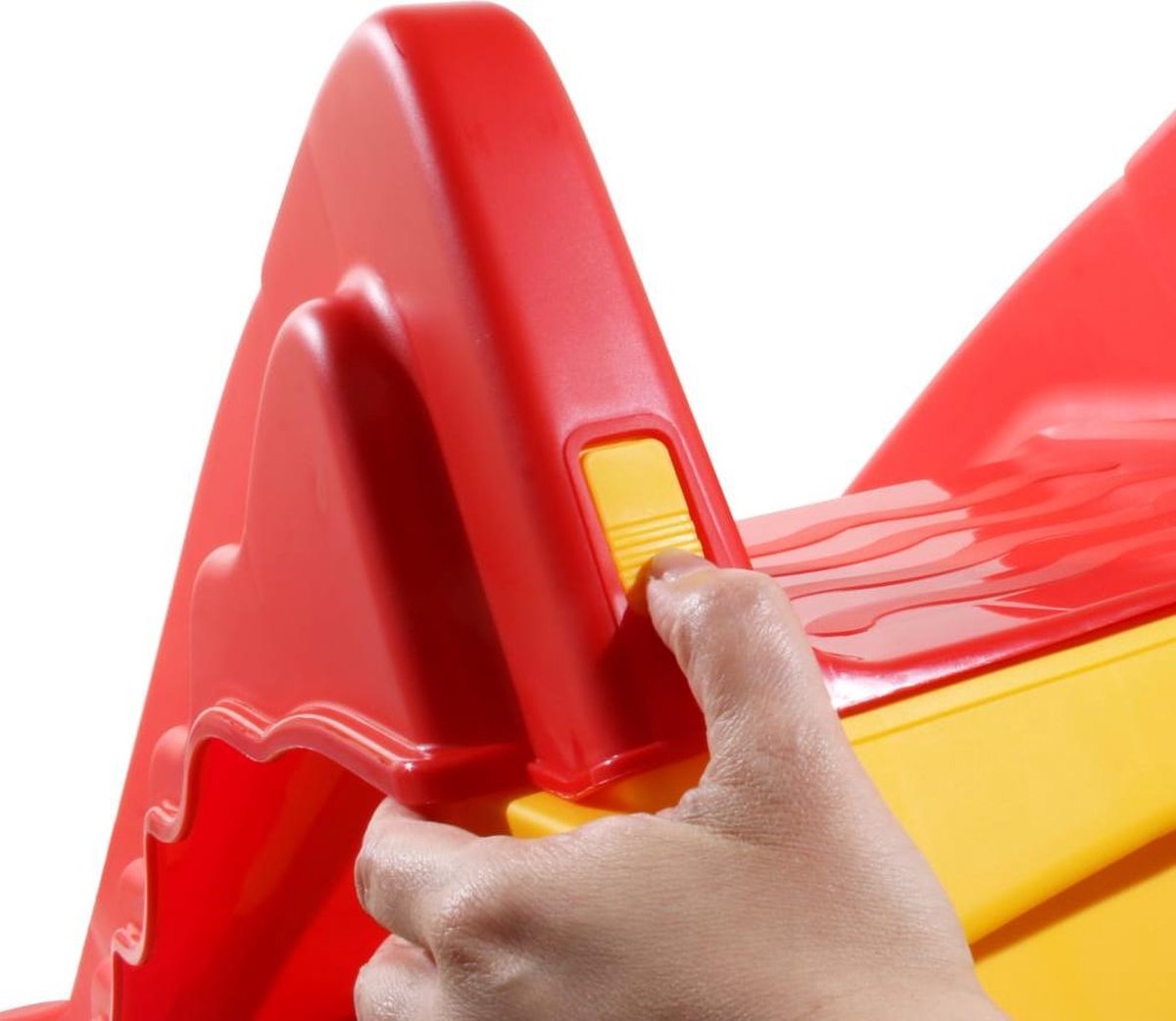 Vidaxl Glijbaan Voor Kinderen Inklapbaar Rood En - Geel