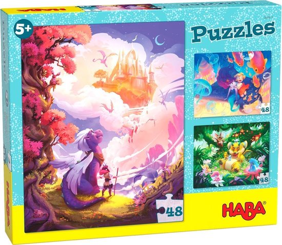 HABA Legpuzzel Fantasieland Junior 20 X 25 Cm Karton 3-delig