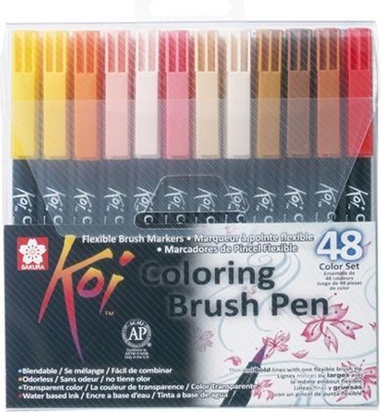 Sakura Koi Color Brush Set - 48 Stuks