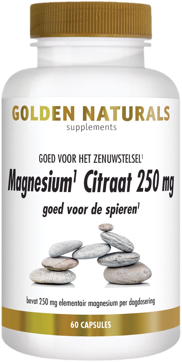 Golden Naturals Magnesium citraat 250mg