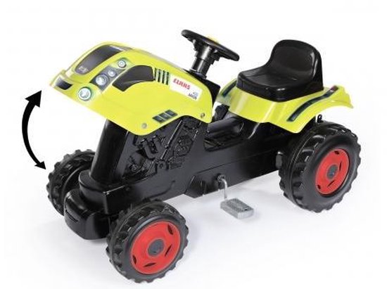 Smoby Claas Farmer Xl Tractor Met Trailer - Groen