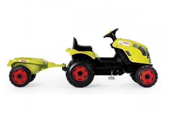 Smoby Claas Farmer Xl Tractor Met Trailer - Groen