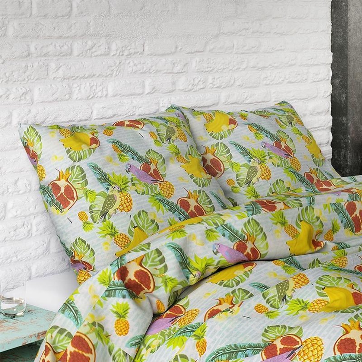 Sleeptime Dbo St Fruit Trend Green 200x220 - Groen