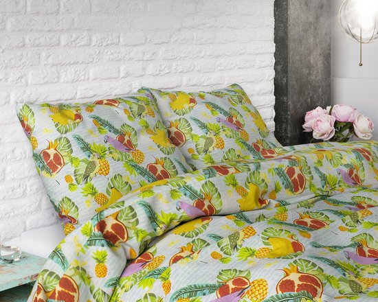 Sleeptime Dbo St Fruit Trend Green 200x220 - Groen