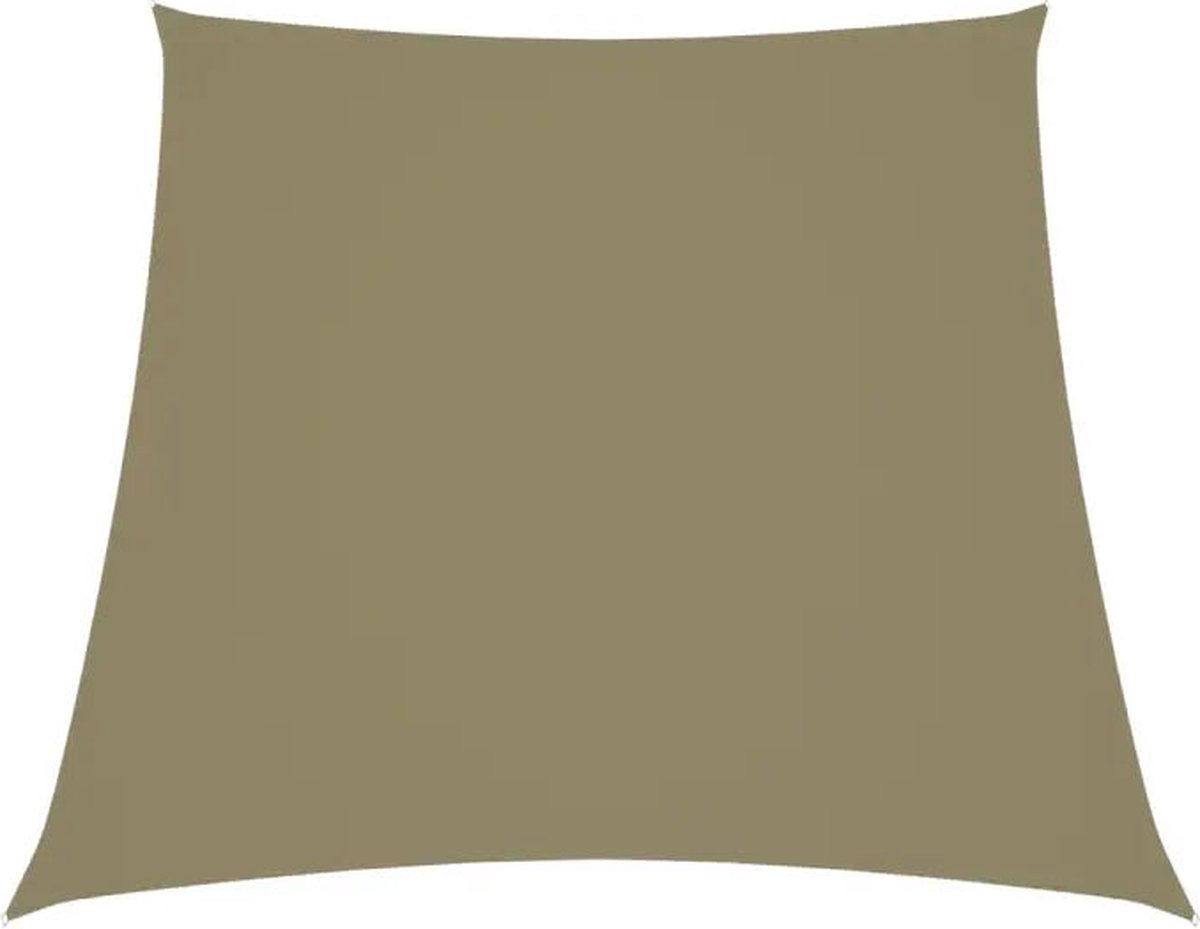 Vidaxl Zonnezeil Trapezium 2/4x3 M Oxford Stof - Beige