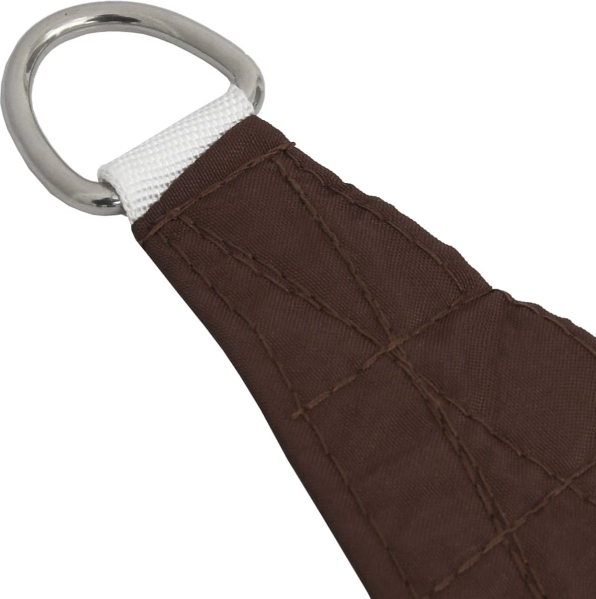 Vidaxl Zonnescherm Driehoekig 3,6x3,6x3,6 M Oxford Stof - Bruin