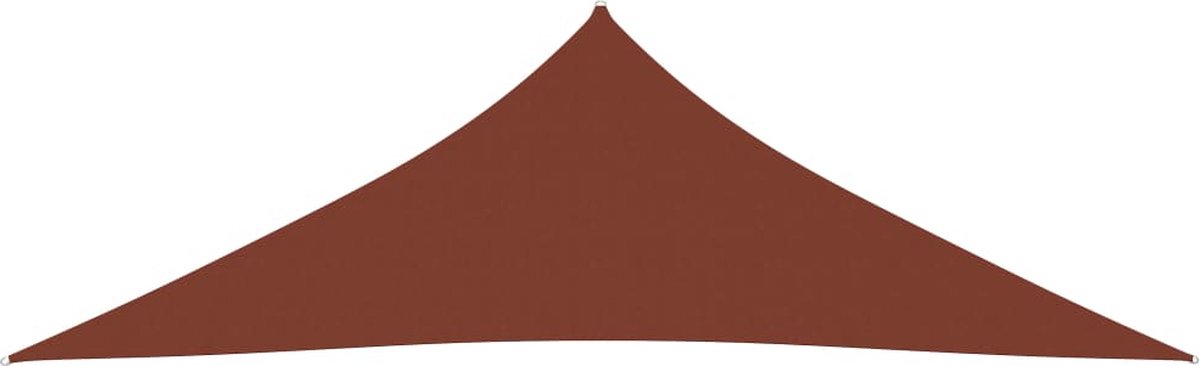 Vidaxl Zonnescherm Driehoekig 5x5x6 M Oxford Stof Terracottakleurig - Bruin