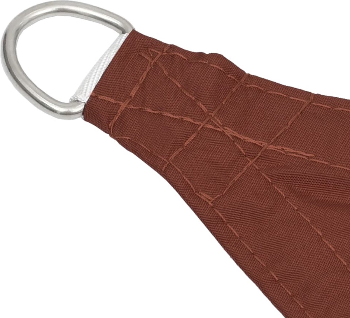 Vidaxl Zonnescherm Driehoekig 5x5x6 M Oxford Stof Terracottakleurig - Bruin