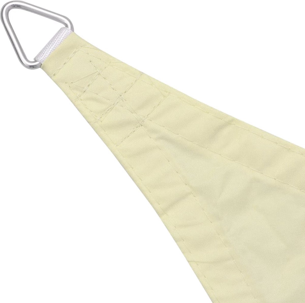 Vidaxl Zonnescherm Driehoekig 3,6x3,6x3,6 M Oxford Stof Crèmewit